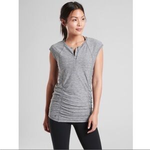 Athleta Pacifica Contoured Tank Grey XS O25